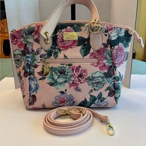 Betsey Johnson Floral Shoulder Bag EUC